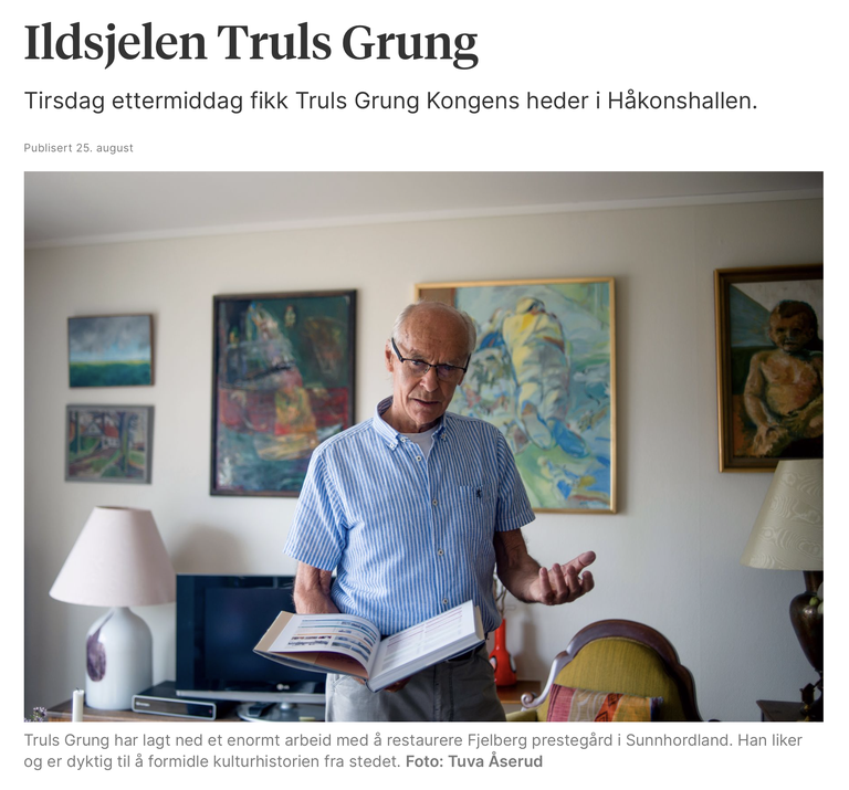 Truls Grung BT artikkelen
